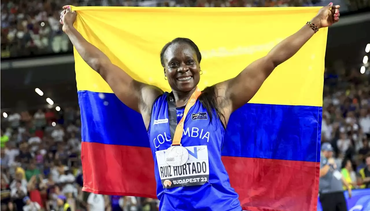 Flor Denis Hurtado, subcampeona mundial y récord sudamericano en jabalina