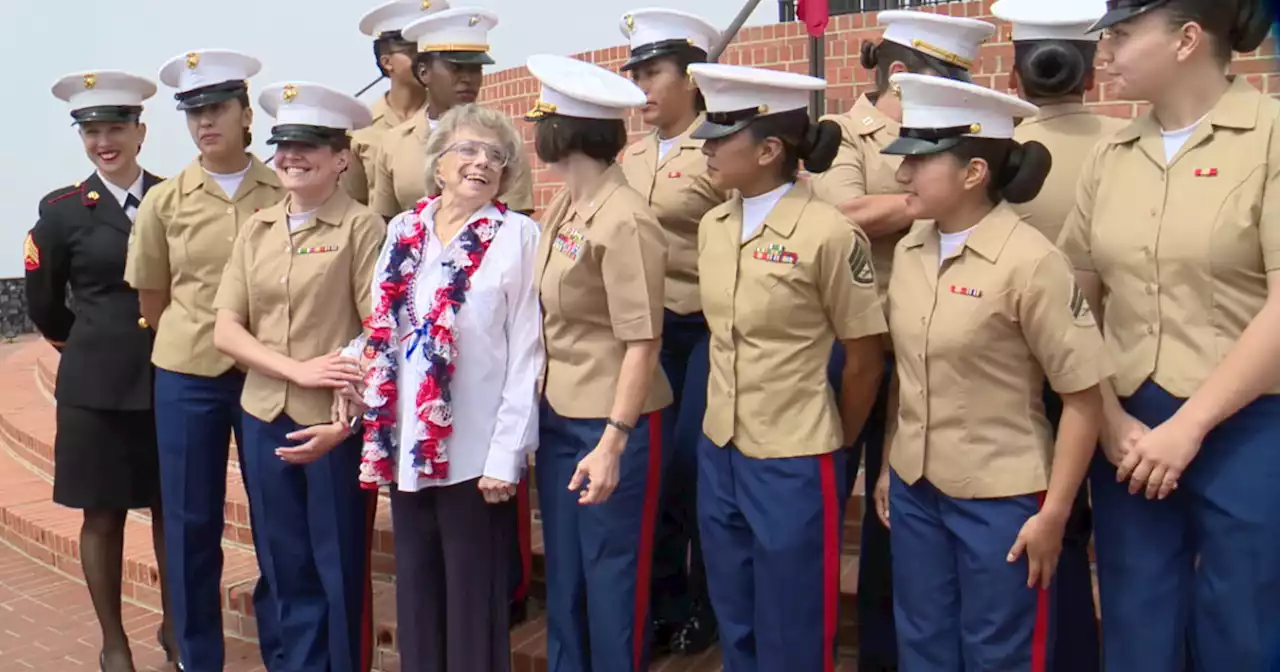 101-year-old retired Marine, San Diego Woman honored at Mr. Soledad