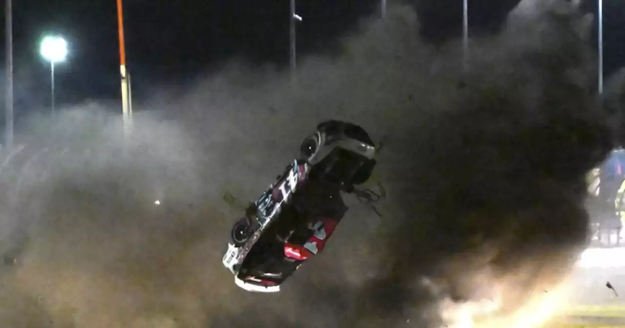 NASCAR's Ryan Preece in hospital after car flips wildly during race