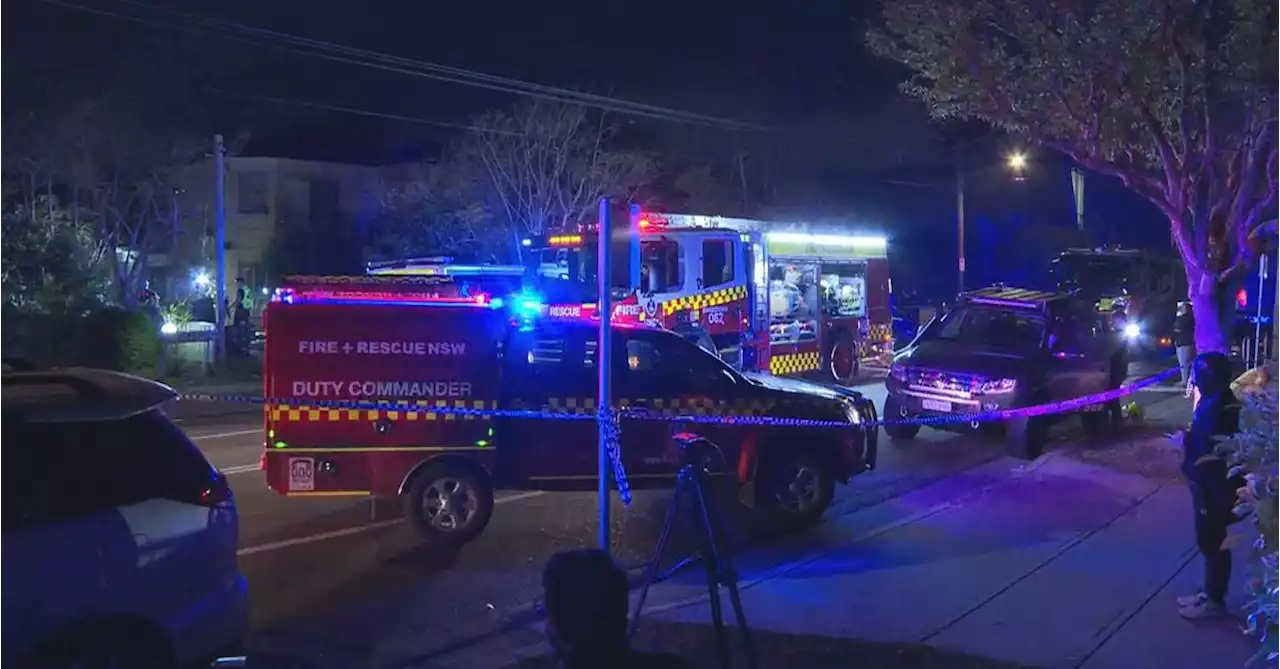 Man dies after fire rips through unit in Sydney's south-west