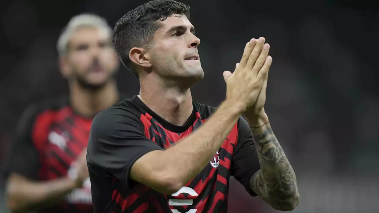 Pulisic scores again as Milan beats Torino while Roma loses at Verona