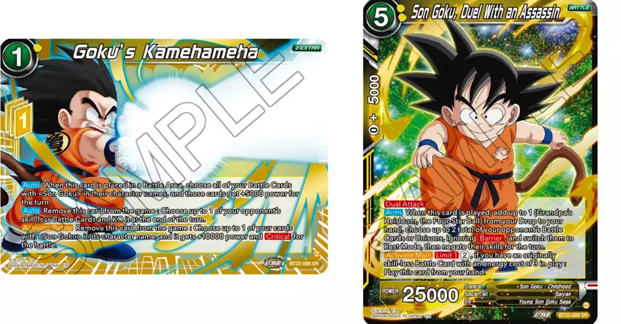 Dragon Ball Super Reveals Critical Blow: DB Goku Super Rares