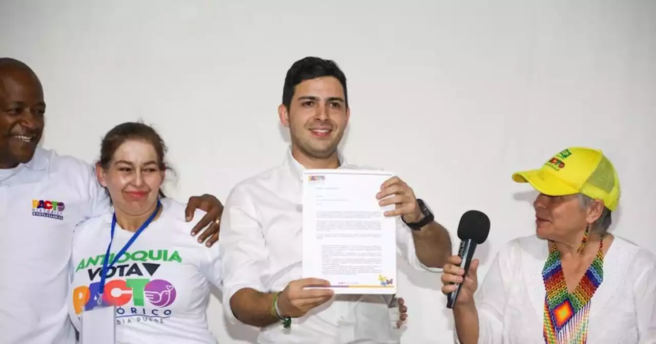 El Pacto Histórico se unió a la campaña de Esteban Restrepo por la Gobernación de Antioquia