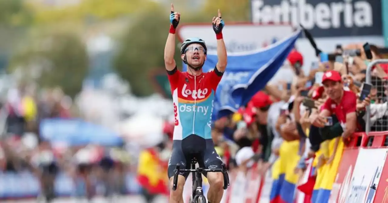 Vuelta a España: Andreas Kron gano en la segunda etapa y Picollo es el nuevo lider