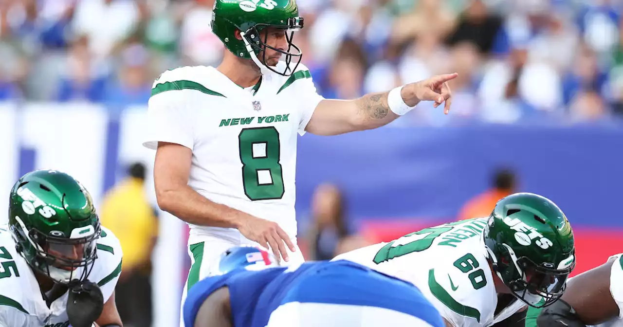 Aaron Rodgers throws TD pass to Garrett Wilson in preseason debut as Jets beat Giants 32-24