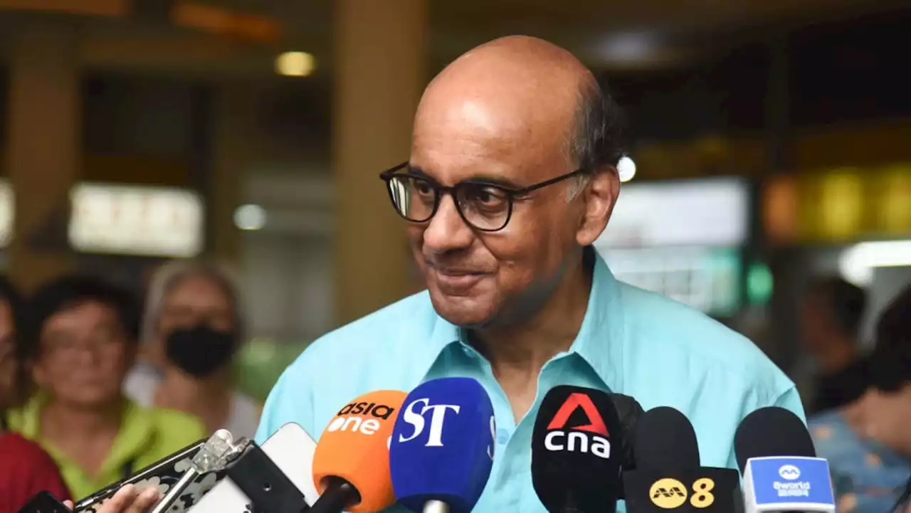 Tharman urges candidates to avoid politicising Presidential Election after opposition members endorse Tan Kin Lian