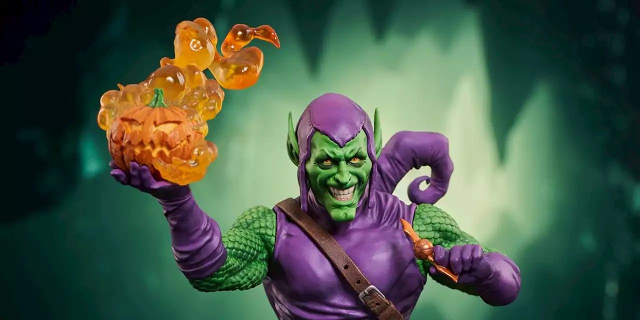 Norman Osborn Is On Sabbatical in a New Green Goblin Mini Bust from Diamond Select Toys