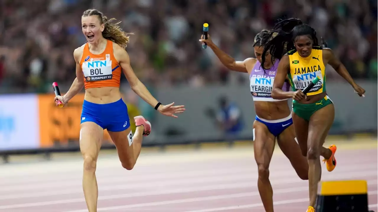 Canadian women's 4x400m relay team places fourth at athletics worlds