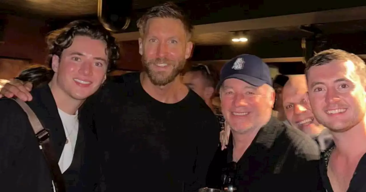 Rangers icon Ally McCoist dubs Calvin Harris 'main man' while partying in Ibiza