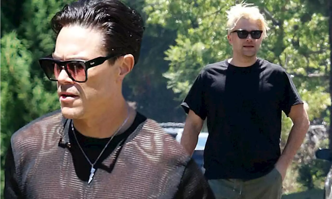 Tom Sandoval and Tom Schwartz are seen filming Vanderpump Rules in LA