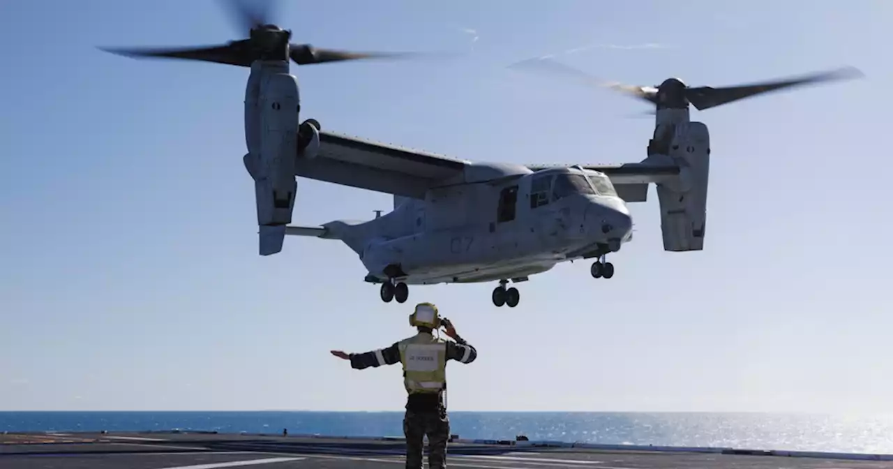 Three Marines killed after Osprey aircraft crashes in Australia