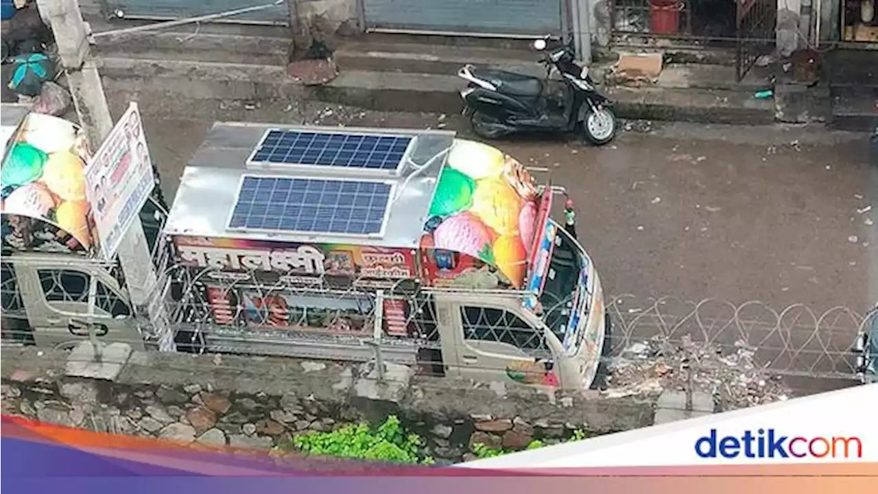 Truk Es Krim Jualan Pake Panel Surya, Netizen Heboh