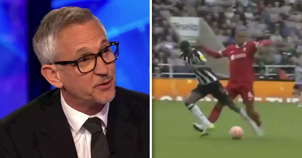 Gary Lineker responds to Van Dijk red as Neville leaves Liverpool fans fuming