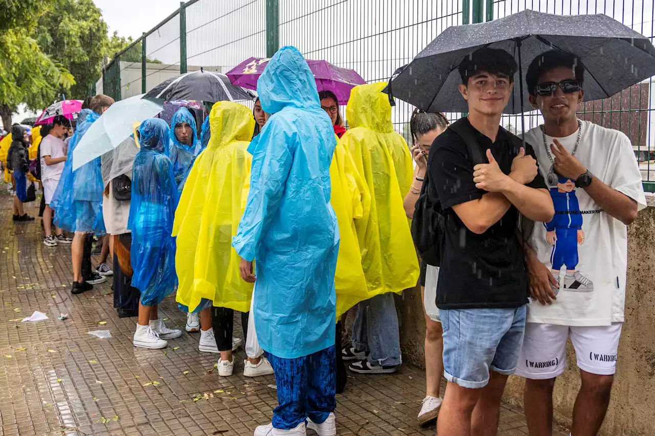 Suspendido el concierto de Rauw Alejandro en Palma debido al temporal