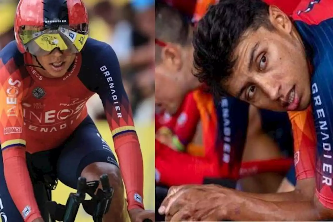 Egan Bernal salva peligrosa etapa de la Vuelta a España, piso mojado y caídas