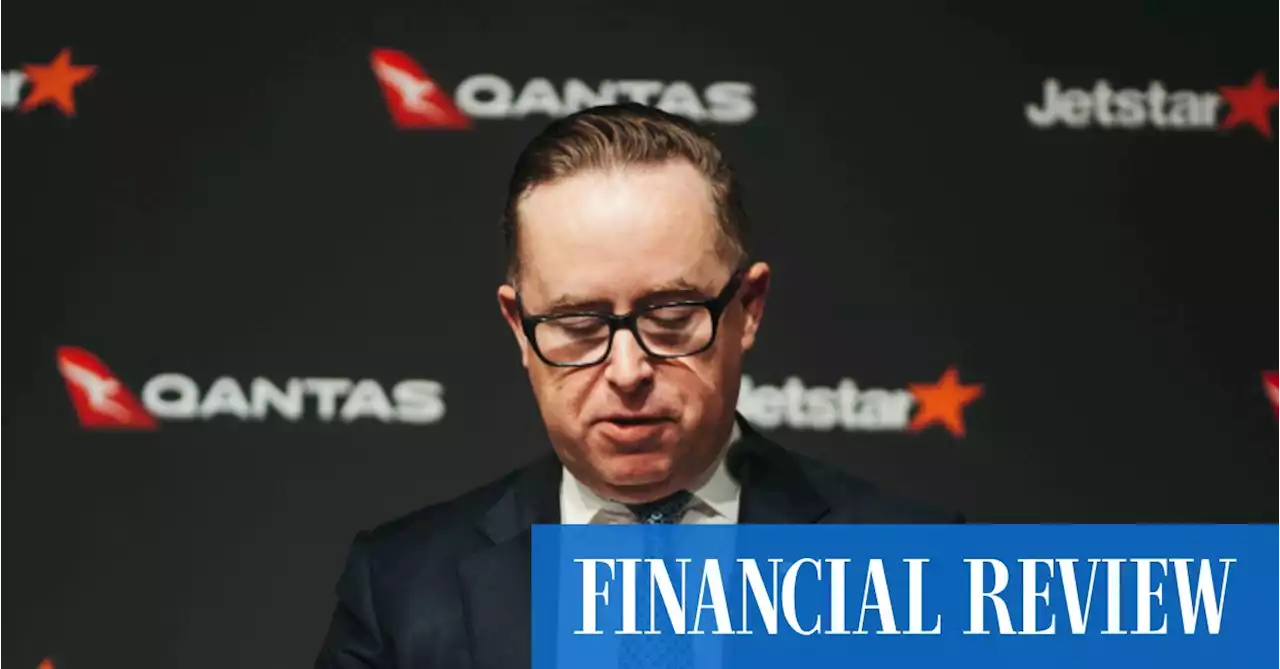 Alan Joyce’s lines aren’t landing any more