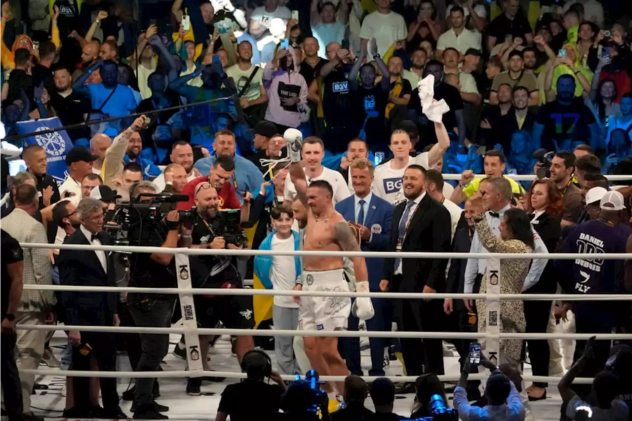 Usyk knocks out Dubois in nine rounds amid low blow controversy