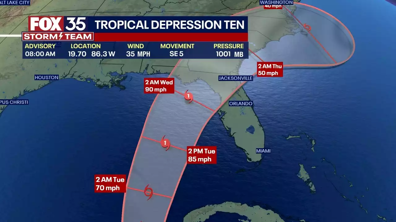 Tropical Storm Idalia forms near Gulf, expected to hit Florida as hurricane