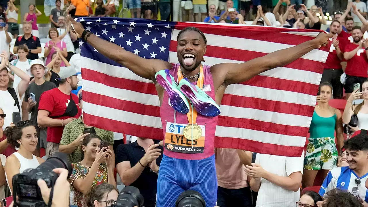 US sprint star Noah Lyles criticizes NBA teams for declaring themselves world champions