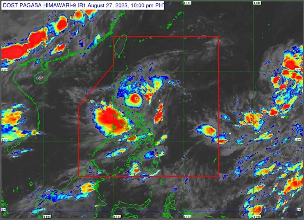 Signal No. 2 in three areas as Goring loops over Philippine Sea
