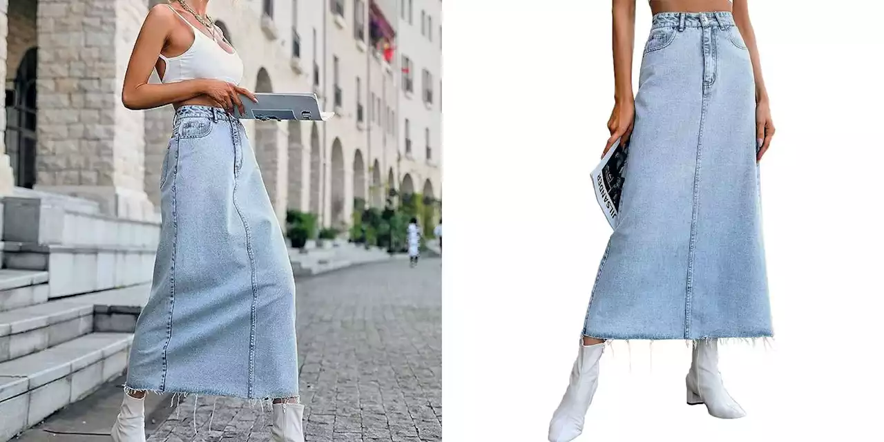 Denim Maxi Skirts Will Be Huge for Fall 2023, and These Are My 7 Favorite Picks