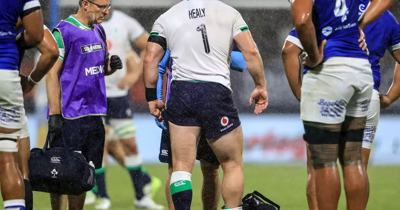 Ireland forced to play the waiting game on Cian Healy injury