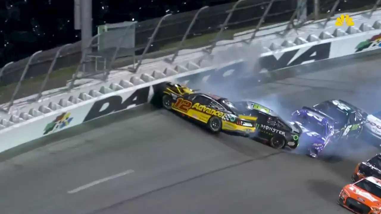 NASCAR: Vicious 16-car wreck ends the second stage at Daytona