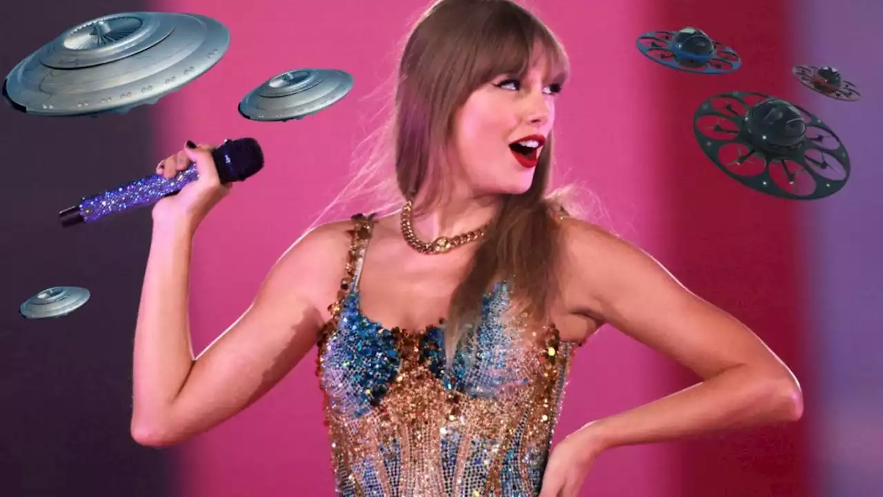 | Usuarios confunden luces del concierto de Taylor Swift con ovnis y aliens