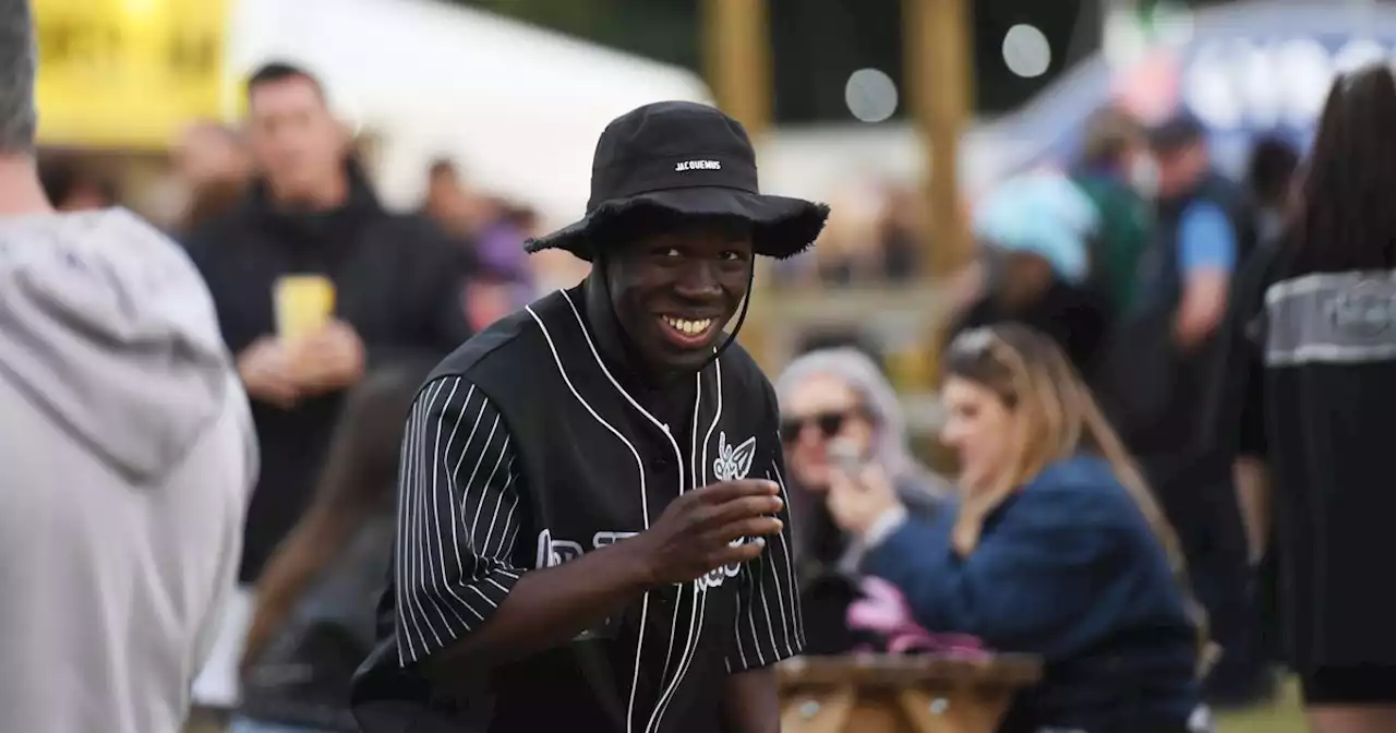 Leeds United stars spotted backstage at Leeds Fest 2023