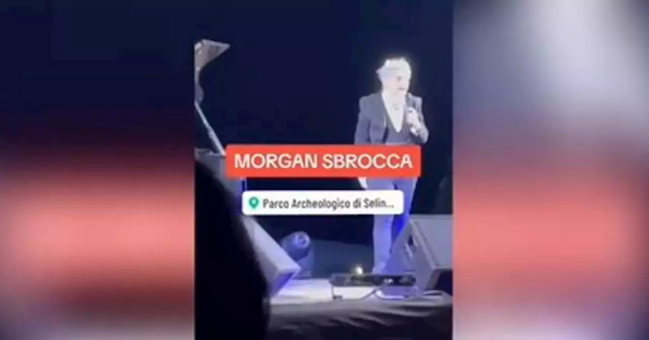 Morgan, il concerto e la valanga di insulti: 'M***, completamente str***'