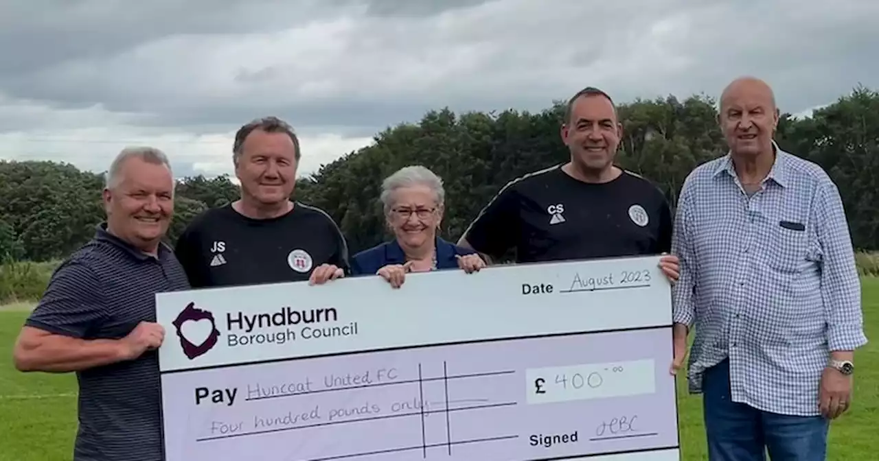 Accrington amateur football club given cash to buy kids new goalposts