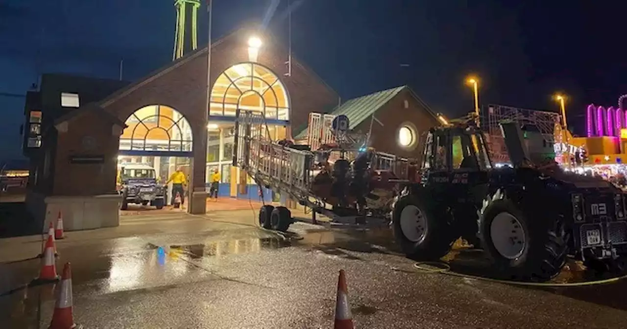 Man rescued from Blackpool sea after getting into difficulty near pier