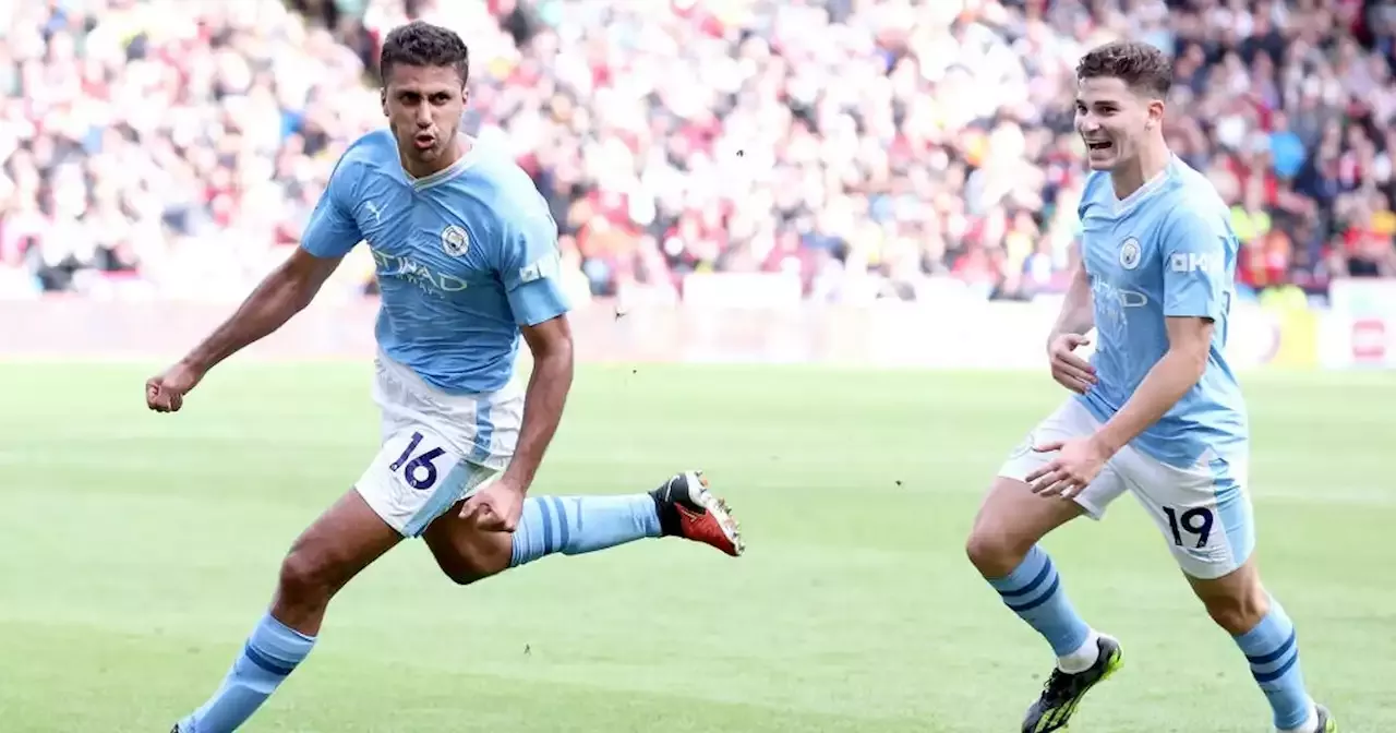 Rodri Shows Up Erling Haaland And Julian Alvarez To Bail Man City Out ...