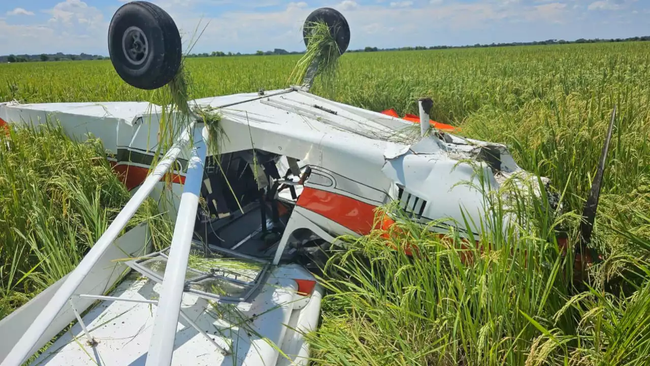 Fotos. ¡Atención! Se accidentó avioneta en la que viajaba candidato a la Gobernación de Casanare