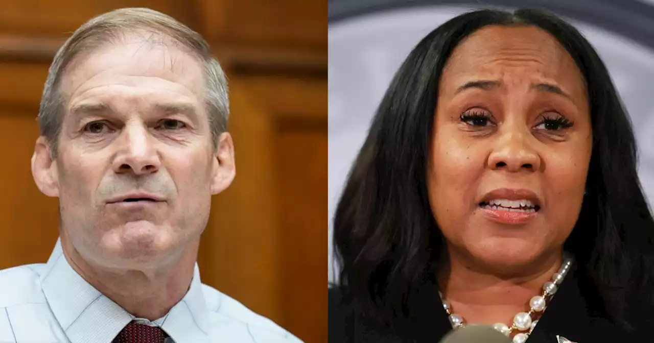 | Jim Jordan is abusing his power. Fani Willis should call his bluff.