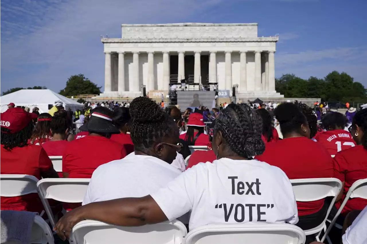 Thousands converge on National Mall for 60th anniversary of March on Washington