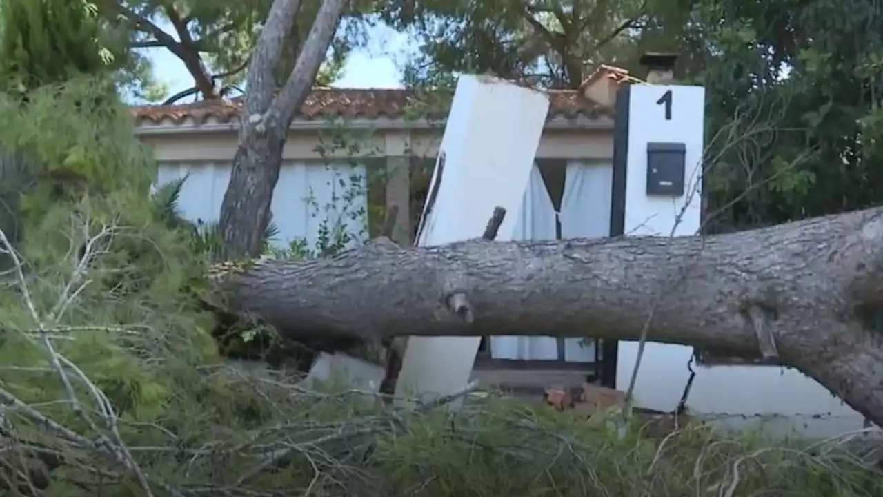 El temporal de lluvia y viento causa estragos en Baleares, Cataluña y Comunidad Valencia