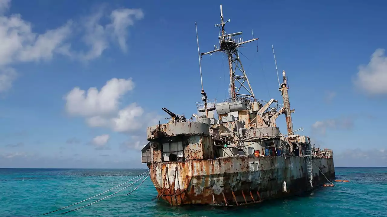 Warum die Philippinen ein rostendes Schiff besetzen