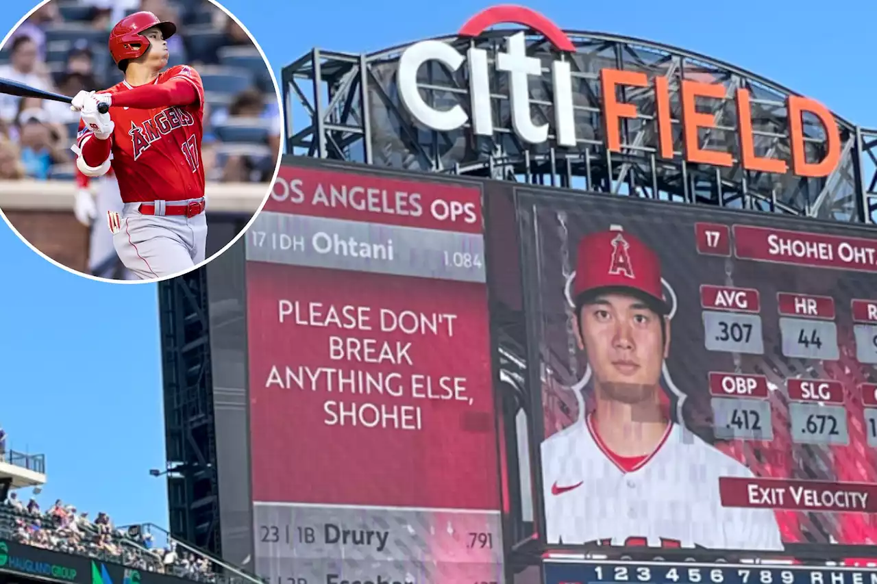 Mets won’t let Shohei Ohtani live down his Citi Field light destruction