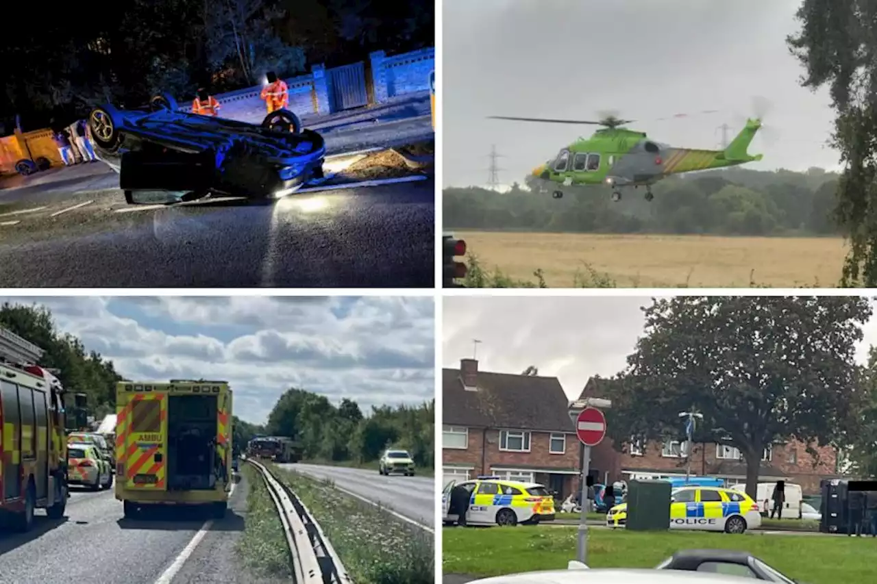 Air ambulances and police chases - a round-up of recent serious crashes