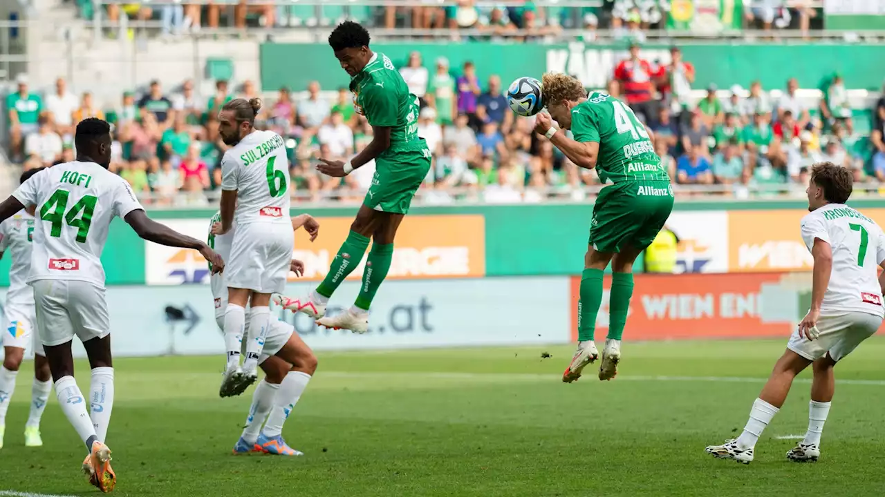 Rapid vor Florenz-Reise nur mit 1:1 gegen WSG Tirol