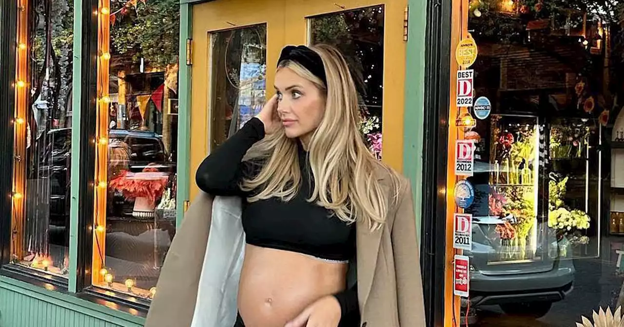 Pregnant Laura Anderson says she is 'overdue' as she awaits baby's arrival