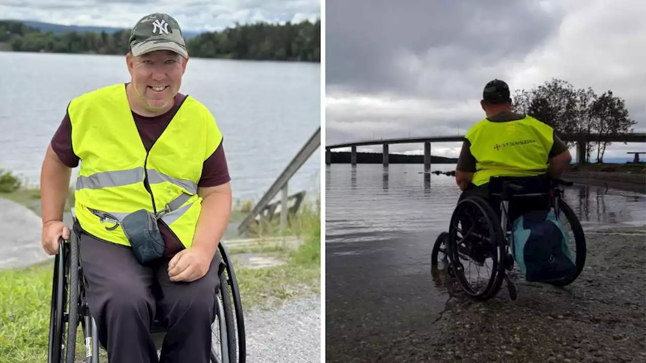 Rullstolsburne Anders Andrae har Åreskutan som mål