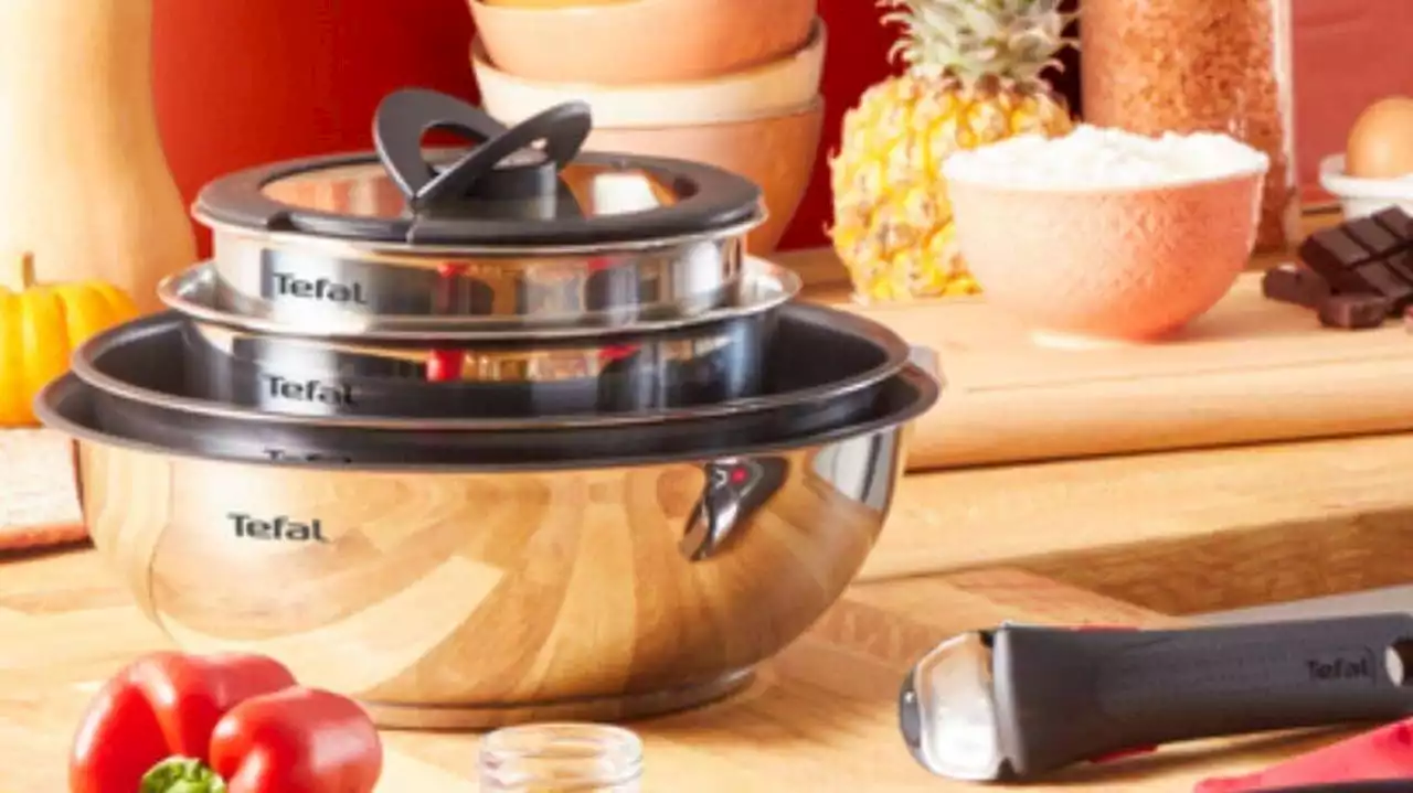 Avec ce bon plan TEFAL, cette batterie de cuisine carbonise son prix sous les 100 euros