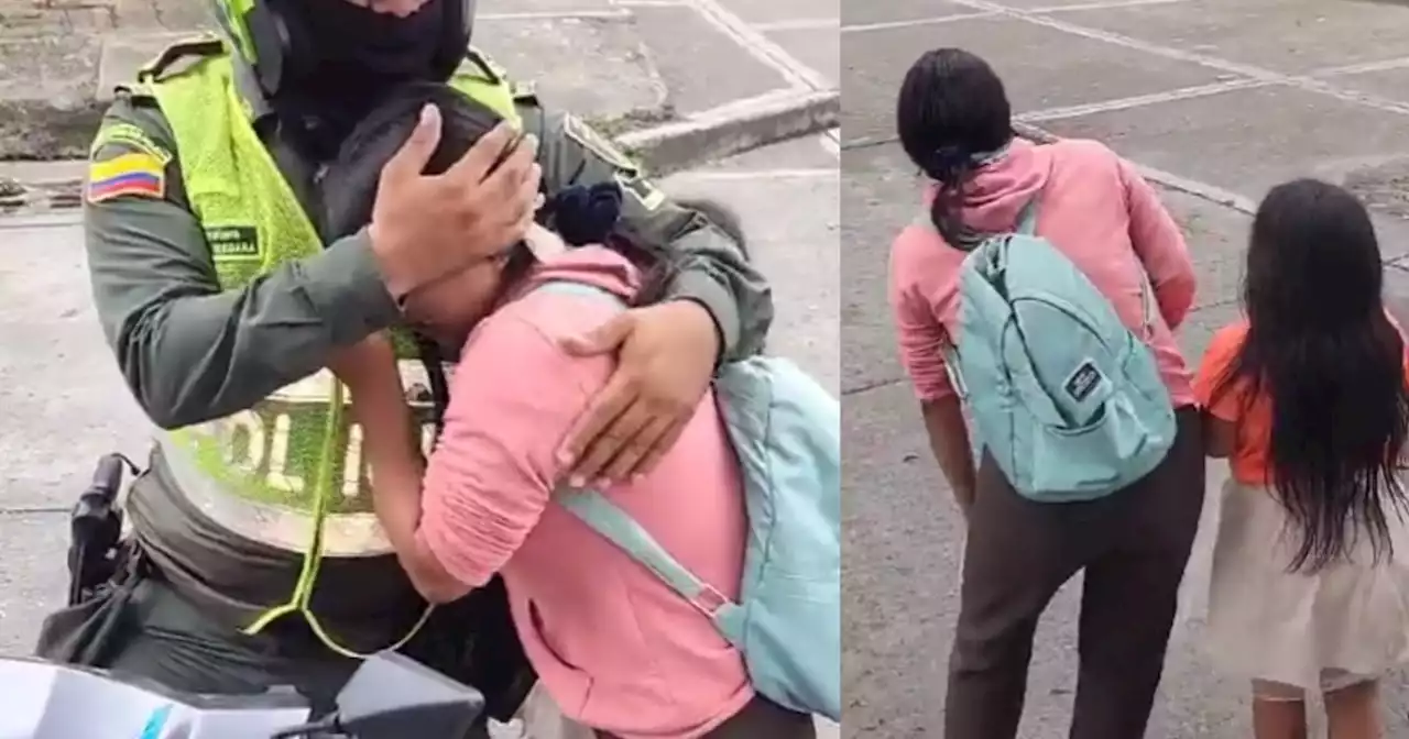 Mujer derramó lágrimas de felicidad al ver que recuperaron la moto con la que lleva el sustento a su hogar