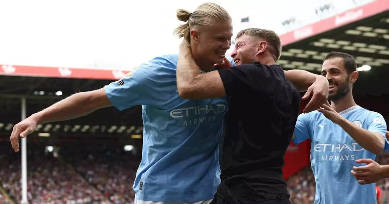 Man City siegt verrückt: Haaland vergibt, trifft und jubelt mit Fan