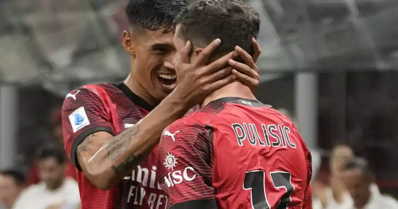 Pulisic anota de nuevo; Milan golea 4-1 a Torino; Roma cae en Verona