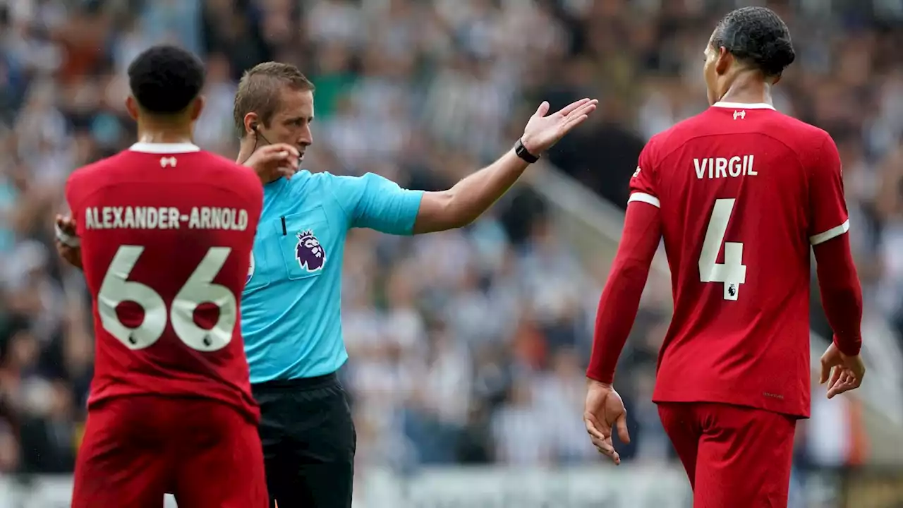 Should Trent Alexander-Arnold and Virgil Van Dijk been sent off for Liverpool at Newcastle? Jamie Carragher and Gary Neville's verdicts...