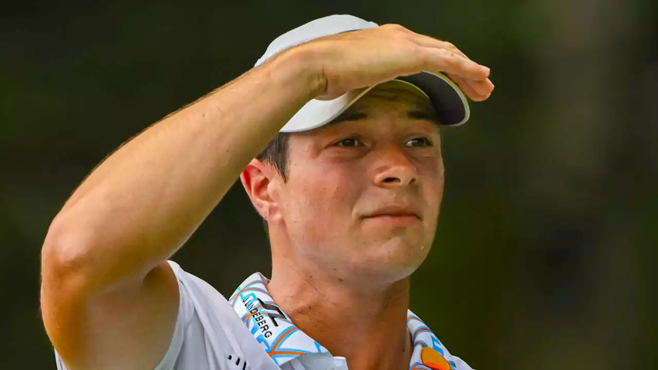 Tour Championship: Viktor Hovland builds big lead and closing on FedExCup victory at East Lake