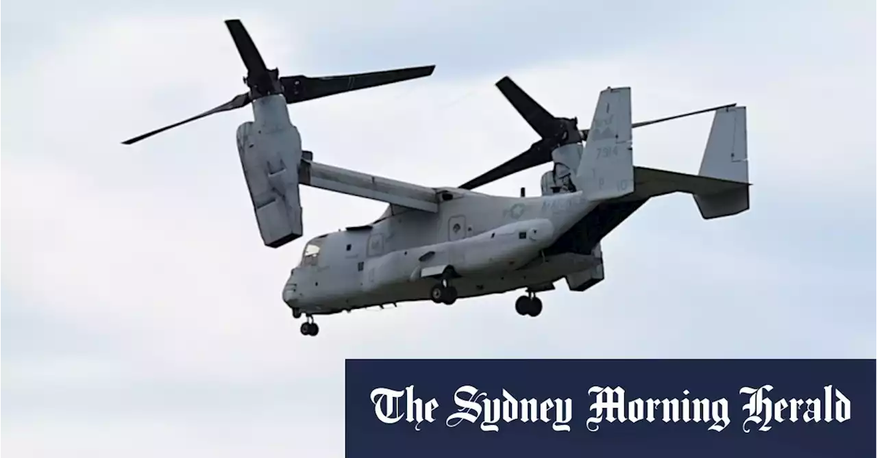 US military aircraft crashes near Darwin